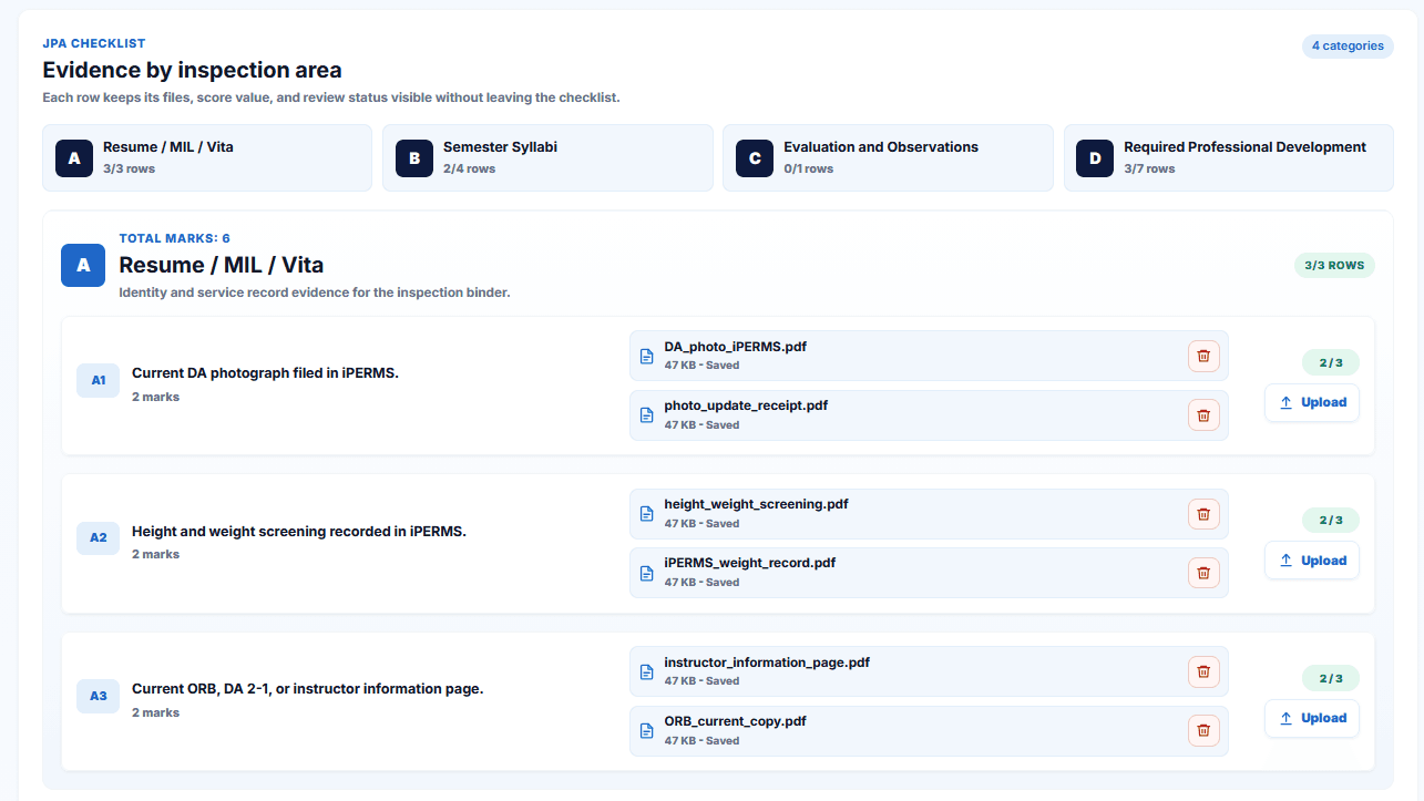 Cadence instructor portfolio view