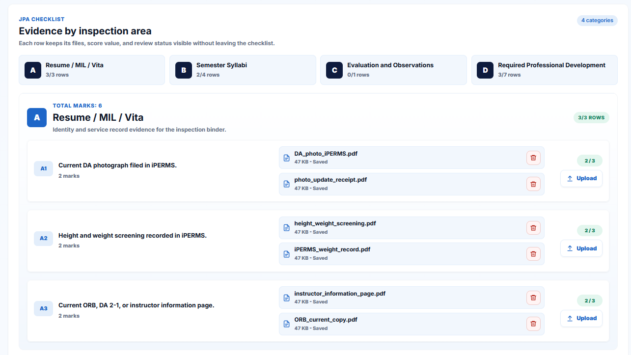 Cadence instructor portfolio view
